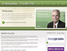 Tablet Screenshot of caring4feet.com